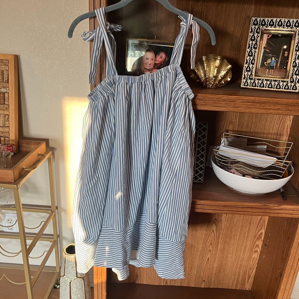 ENGLISH FACTORY SMOCKED DRESS